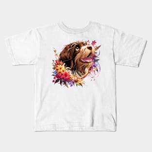 Wirehaired Pointing Griffon, Mothers Day, Dog Mom, Ideal Dog Gift Kids T-Shirt